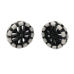 3.25" (260mm Travel) Omni-Directional Anti-Static Wheel (2-Pack) (276-8026)
