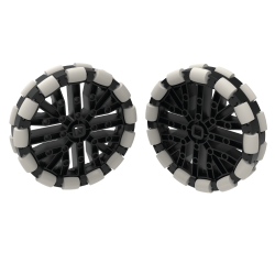 4" (320mm Travel) Omni-Directional Anti-Static Wheel (2-Pack) (276-8107)