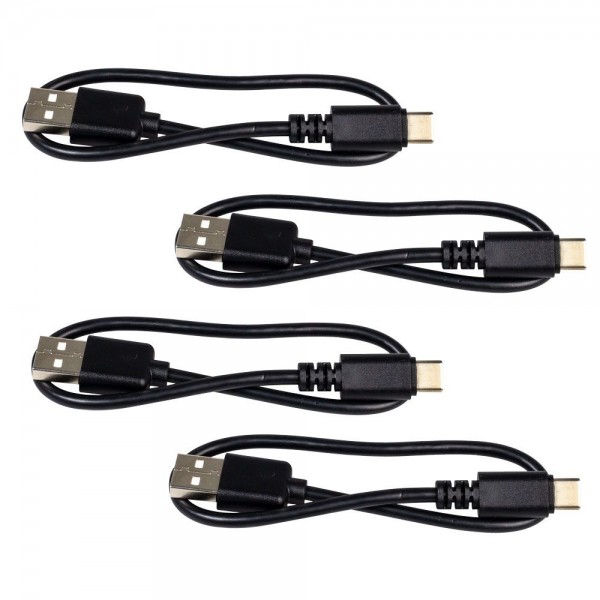 USB Cable (A-C, 300mm) (4-Pack) (228-7889)